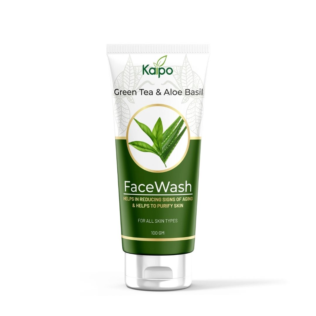Green Tea & Aloe Basil Face Wash