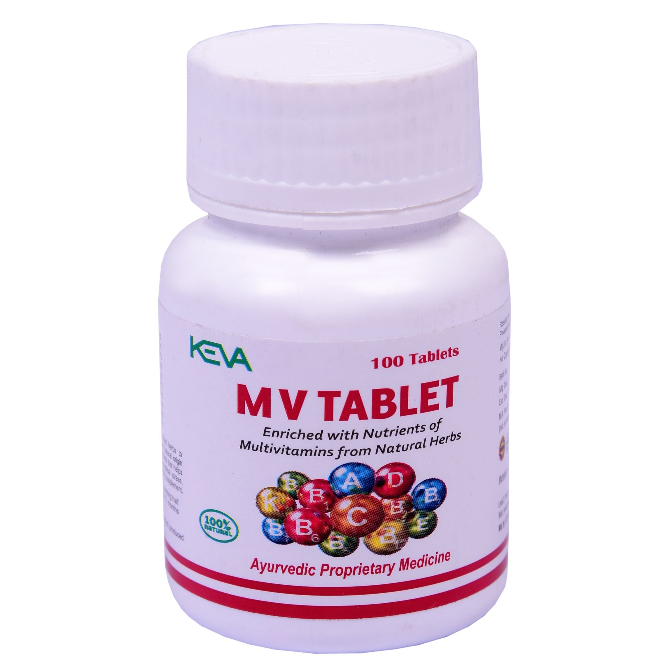Multi Vitamin 100 Tablets